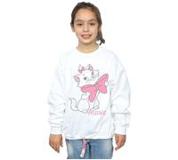 Disney Girls Aristocats Marie Bow Sweatshirt White 5-6 Years