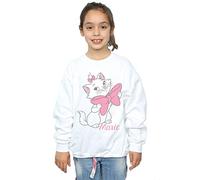 Disney Girls Aristocats Marie Bow Sweatshirt White 5-6 Years