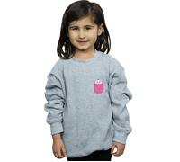 Disney Girl's Aristocats Marie Chest Sweatshirt in Grey | Size: 9 Years Disney Grey 9 Years