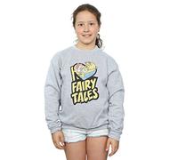 Disney Girls Beauty And The Beast I Love Fairy Tales Sweatshirt 7-8 Years Sport Grey