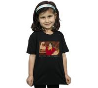 Disney Girl's Beauty & The Beast Handsome Brute Cotton T-Shirt in Black | Size: 12-13 Years Disney Black 12-13 Years