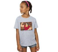Disney Girl's Beauty & The Beast Handsome Brute Cotton T-Shirt in Grey | Size: 12-13 Years Disney Grey 12-13 Years