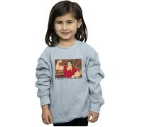 Disney Girl's Beauty & The Beast Handsome Brute Sweatshirt in Grey | Size: 5-6 Years Disney Grey 5-6 Years