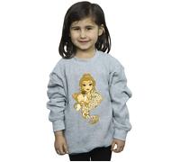 Disney Girl's Beauty & The Beast Never Judge Sweatshirt in Grey | Size: 5-6 Years Disney Grey 5-6 Years