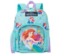 Disney The Little Mermaid Kids Backpack | Girls Ariel Blue Sea-Themed Rucksack with Adjustable Straps | School, Travel, Sports or Day Bag | Princess Character Luggage | Official Merchandise