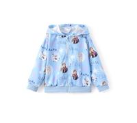 Disney Girls Boys Glitter Hooded Jacket Clothes | Disney OFFICIALLY LICENSED - Marvel Frozen Elsa Stitch Minnie Birthday Gift Party