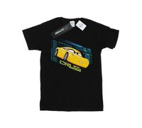 (9-11 Years, Black) Disney Girls Cars Cruz Ramirez Cotton T-Shirt