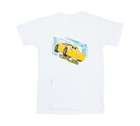 (9-11 Years, White) Disney Girls Cars Cruz Ramirez Cotton T-Shirt