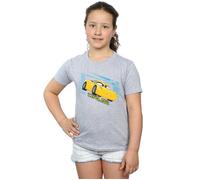 Disney Girl's Cars Cruz Ramirez Cotton T-Shirt in Grey | Size: 12-13 Years Disney Grey 12-13 Years