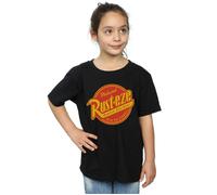 Disney Girl's Cars Rust-Eze Logo Cotton T-Shirt in Black | Size: 5-6 Years Disney Black 5-6 Years