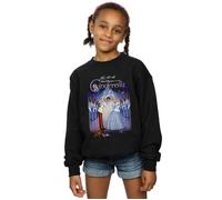 Disney Girl's Cinderella Collage Poster Sweatshirt in Black | Size: 7-8 Years Disney Black 7-8 Years