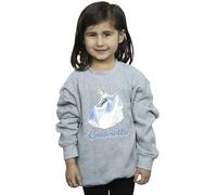 Disney Girls Cinderella Pose Sweatshirt Sport Grey 5-6 Years