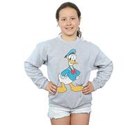 Disney Girls Classic Donald Duck Sweatshirt 5-6 Years Sport Grey
