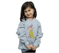 Disney Girl's Classic Dopey Sweatshirt in Grey | Size: 12-13 Years Disney Grey 12-13 Years