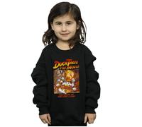 Disney Girl's Duck Tales The Movie Sweatshirt in Black | Size: 12-13 Years Disney Black 12-13 Years