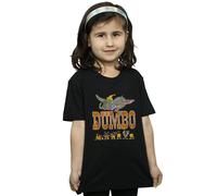 Disney Girl's Dumbo The One & Only Cotton T-Shirt in Black | Size: 9 Years Disney Black 9 Years