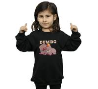 Disney Girl's Dumbo Timothy´s Trombone Sweatshirt in Black | Size: 9 Years Disney Black 9 Years