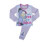 Disney Girls Eeyore Full Length Pyjamas Kids Whinny The Pooh Nightwear Pjs Size Purple 18-24 Months