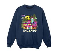(9-11 Years, Navy Blue) Disney Girls Encanto Many Houses Sweatshirt