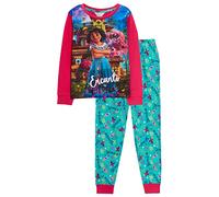 Disney Girls Encanto Pyjamas for Kids Full Length Mirabel Pjs Set Casa Madrigal Nightwear