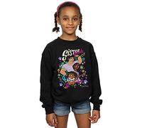 Disney Girls Encanto Sister Goals Sweatshirt Black 9-11 Years