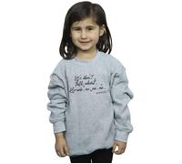 Disney Girl's Encanto We Dont Talk About Bruno No No Sweatshirt in Grey | Size: 9 Years Disney Grey 9 Years