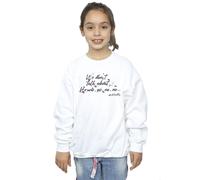 Disney Girl's Encanto We Dont Talk About Bruno No No Sweatshirt in White | Size: 12-13 Years Disney White 12-13 Years