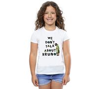 Disney Girls Encanto We Don't Talk About Bruno T-Shirt White 7-8 Years