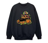 Disney Girl's Evil Queen Villains Halloween Sweatshirt in Black | Size: 7-8 Years Disney Black 7-8 Years