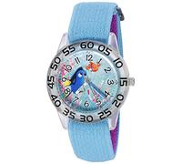 Disney Girl's 'Finding Dory' Quartz Plastic and Nylon Watch, Color:Blue (Model: W003016)