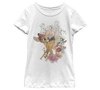 Disney Girl's Floral Bambi T-Shirt