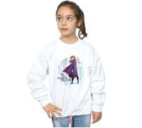 Disney Girl's Frozen 2 Anna Seek The Truth Sweatshirt in White | Size: 9 Years Disney White 9 Years
