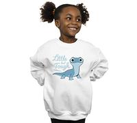 Disney Girls Frozen 2 Salamander Bruni Tough Sweatshirt White 5-6 Years