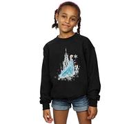 Frozen Elsa And Olaf Winter Magic Sweatshirt Disney Black 9 Years