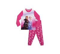 Disney Girl's Frozen Elsa & Anna Pyjamas in Pink | Size: 4-5 Years Disney Pink 4-5 Years