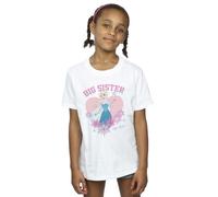 Disney Girls Frozen Elsa Big Sister T-Shirt White 3-4 Years