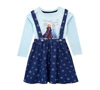 Disney Girls Frozen Pinafore Dress and Top Blue Age 4 to 5 Years