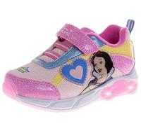 Disney Girls Frozen Sneaker with Hook and Loop Running Shoes (Toddler/Little Kid), Size:, Pink Multicoloured, 9 Toddler