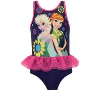 Disney Girls' Frozen swimsuit, blue, 4 Years