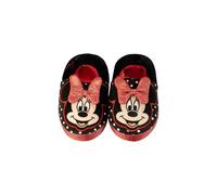 Disney Girl's Glitter Bow Minnie Mouse Slippers in Red | Size: Infant 8 Disney Red Infant 8