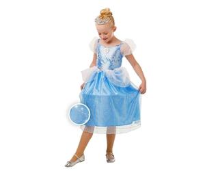Disney Girls Glitter & Sparkle Cinderella Costume