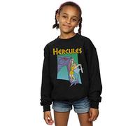 Disney Girls Hercules Hydra Fight Sweatshirt Black 5-6 Years