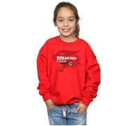 Disney Girl's High School Musical The Musical Breaking Rules Sweatshirt in Red | Size: 7-8 Years Disney Red 7-8 Years