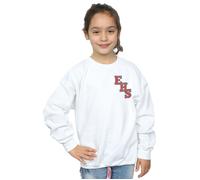 Disney Girl's High School Musical The Musical EHS Logo Breast Print Sweatshirt in White | Size: 12-13 Years Disney White 12-13 Years