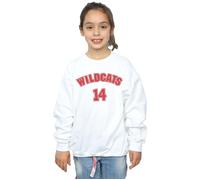Disney Girls High School Musical The Musical Wildcats 14 Sweatshirt White 9-11 Years