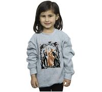Disney Girl's Hocus Pocus Birds Sweatshirt in Grey | Size: 9 Years Disney Grey 9 Years