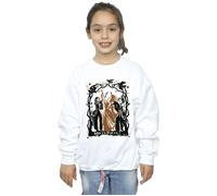 Disney Girl's Hocus Pocus Birds Sweatshirt in White | Size: 9 Years Disney White 9 Years