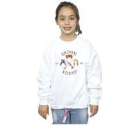 Disney Girl's Hocus Pocus Broom Squad 93 Sweatshirt in White | Size: 9 Years Disney White 9 Years