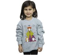 Disney Girl's Hocus Pocus Candle Sweatshirt in Grey | Size: 5-6 Years Disney Grey 5-6 Years