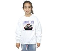 Disney Girl's Hocus Pocus Hallows Eve Sweatshirt in White | Size: 12-13 Years Disney White 12-13 Years